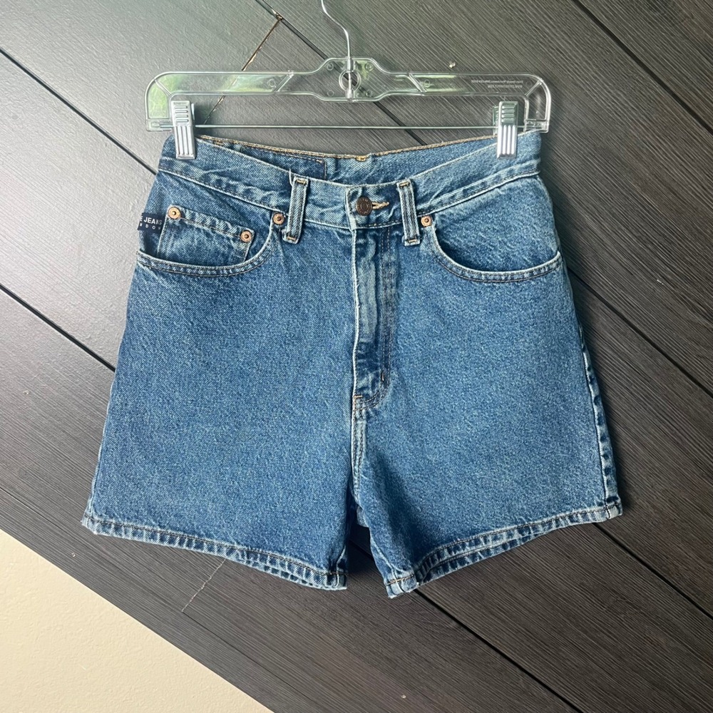 Pepe Jeans London Essex Denim Shorts Women's Size 27 Blue Y2K Made In USA